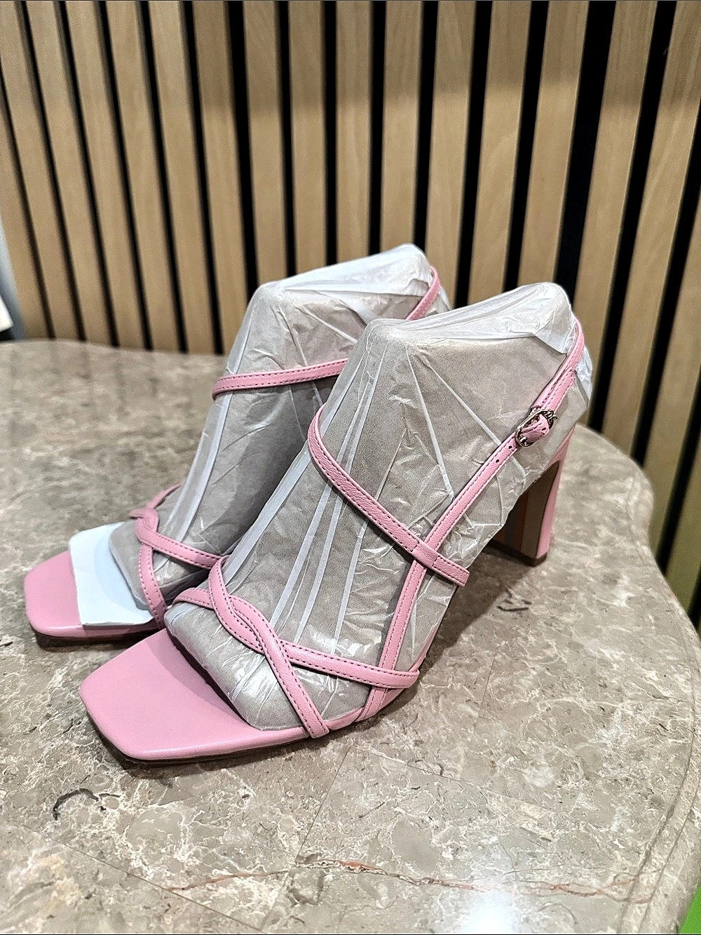Sam Edelman Women's Elissa Heeled Sandals in Primrose Pink size 8